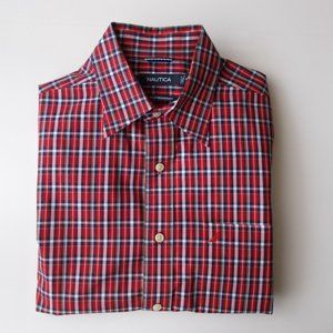 Nautica Wrinkle Resistant Short Sleeve Shirt Sz. M